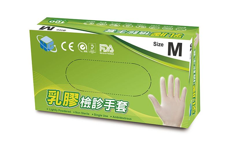 乳膠手套(有粉)
